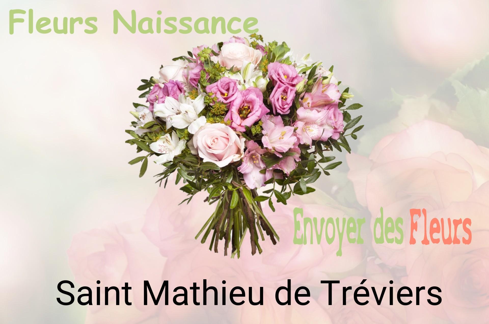 Bouquet de fleurs de naissance livré à Saint-Mathieu-de-Tréviers