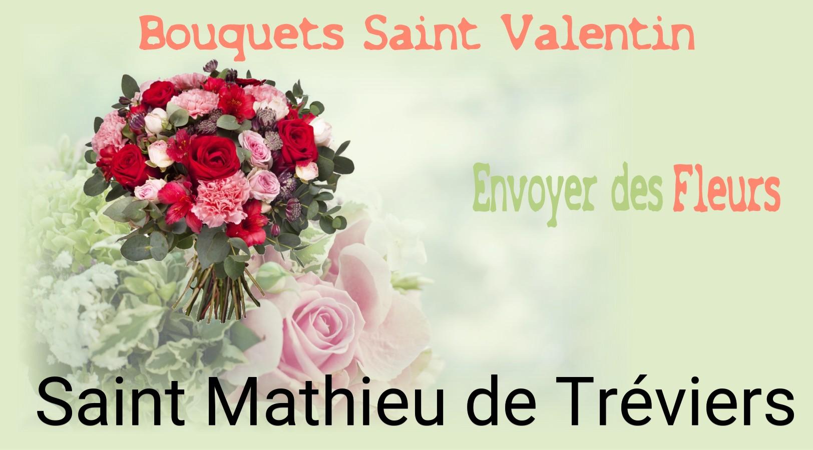 Roses de Saint-Valentin livrées à Saint-Mathieu-de-Tréviers
